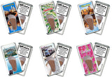 Charlotte FootWhere® Souvenir Fridge Magnets. 6 Piece Set. Made in USA-FootWhere® Souvenirs