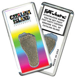 Catalina Island FootWhere® Souvenir Fridge Magnets. 6 Piece Set. Made in USA-FootWhere® Souvenirs
