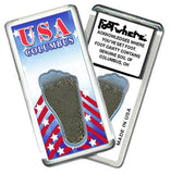 Columbus,OH FootWhere® Souvenir Fridge Magnet. Made in USA-FootWhere® Souvenirs