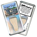 Cape Cod FootWhere® Souvenir Magnet. Made in USA-FootWhere® Souvenirs