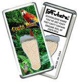 Costa Rica FootWhere® Souvenir Fridge Magnets. 6 Piece Set. Made in USA-FootWhere® Souvenirs