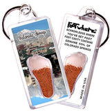 Colorado Springs FootWhere® Souvenir Keychains. 6 Piece Set. Made in USA-FootWhere® Souvenirs