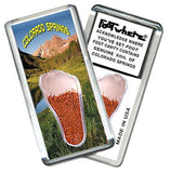 Colorado Springs FootWhere® Souvenir Fridge Magnet. Made in USA-FootWhere® Souvenirs