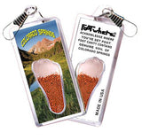 Colorado Springs FootWhere® Souvenir Zipper-Pulls. 6 Piece Set. Made in USA-FootWhere® Souvenirs