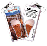 Colorado Springs FootWhere® Souvenir Zipper-Pull. Made in USA-FootWhere® Souvenirs