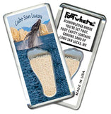 Cabo San Lucas FootWhere® Souvenir Fridge Magnet. Made in USA - FootWhere® Souvenir Shop