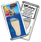 Cabo San Lucas FootWhere® Souvenir Fridge Magnet. Made in USA - FootWhere® Souvenir Shop