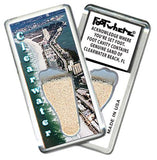 Clearwater FootWhere® Souvenir Fridge Magnet. Made in USA-FootWhere® Souvenirs