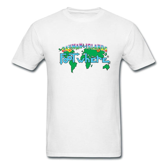 Caymand Islands FootWhere® Souvenir T-Shirt - FootWhere® Souvenir Shop
