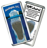 Washington, D.C. FootWhere® Souvenir Fridge Magnets. 6 Piece Set. Made in USA - FootWhere® Souvenir Shop