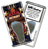 Detroit FootWhere® Souvenir Magnet. Made in USA-FootWhere® Souvenirs