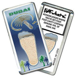 Dubai, UAE FootWhere® Souvenir Magnet. Made in USA-FootWhere® Souvenirs