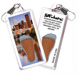 Denver FootWhere® Souvenir Zipper-Pull. Made in USA-FootWhere® Souvenirs