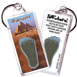 Cairo, Egypt FootWhere® Souvenir Keychain. Made in USA-FootWhere® Souvenirs