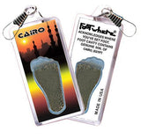 Cairo FootWhere® Souvenir Zipper-Pulls. 6 Piece Set. Made in USA-FootWhere® Souvenirs