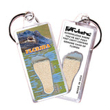 Florida FootWhere® Souvenir Keychain. 72 pieces/ 6 assorted styles.