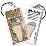 Fort Myers, FL FootWhere® Souvenir Keychain. Made in USA-FootWhere® Souvenirs