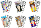 Fort Myers FootWhere® Souvenir Fridge Magnets. 6 Piece Set. Made in USA-FootWhere® Souvenirs