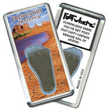 Grand Canyon, AZ FootWhere® Souvenir Magnet. Made in USA-FootWhere® Souvenirs
