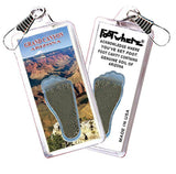 Grand Canyon FootWhere® Souvenir Zipper-Pulls. 6 Piece Set. Made in USA-FootWhere® Souvenirs
