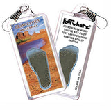 Grand Canyon, AZ FootWhere® Zipper-Pull. Made in USA-FootWhere® Souvenirs