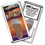 Gainesville, FL FootWhere® Souvenir Fridge Magnet. Made in USA-FootWhere® Souvenirs