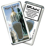 Hartford FootWhere® Souvenir Fridge Magnets. 6 Piece Set. Made in USA - FootWhere® Souvenir Shop