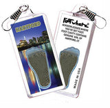 Hartford FootWhere® Souvenir Zipper-Pulls. 6 Piece Set. Made in USA - FootWhere® Souvenir Shop