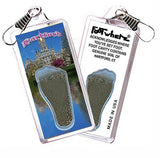 Hartford FootWhere® Souvenir Zipper-Pull. Made in USA-FootWhere® Souvenirs