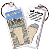 Hilton Head FootWhere® Souvenir Keychains. 6 Piece Set. Made in USA - FootWhere® Souvenir Shop