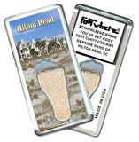 Hilton Head FootWhere® Souvenir Fridge Magnets. 6 Piece Set. Made in USA - FootWhere® Souvenir Shop