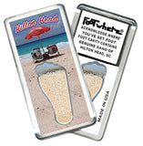 Hilton Head FootWhere® Souvenir Fridge Magnet. Made in USA-FootWhere® Souvenirs