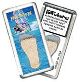 Hawaii FootWhere® Souvenir Fridge Magnets. 6 Piece Set. Made in USA - FootWhere® Souvenir Shop