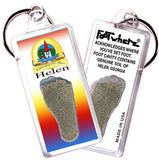 Helen, GA FootWhere® Souvenir Keychains. 6 Piece Set. Made in USA - FootWhere® Souvenir Shop