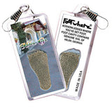 Helen, GA FootWhere® Souvenir Zipper-Pulls. 6 Piece Set. Made in USA - FootWhere® Souvenir Shop
