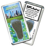 Houston FootWhere® Souvenir Fridge Magnets. 6 Piece Set. Made in USA - FootWhere® Souvenir Shop