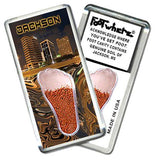 Jackson, MS FootWhere® Souvenir Magnet. Made in USA-FootWhere® Souvenirs