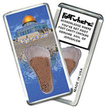 Jerusalem FootWhere® Souvenir Fridge Magnet. Made in USA-FootWhere® Souvenirs
