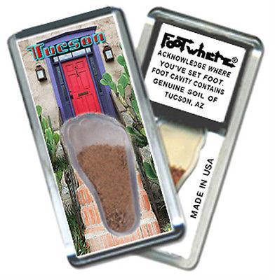 Tucson FootWhere® Souvenir Magnet. Made in USA-FootWhere® Souvenirs