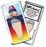 Key West FootWhere® Souvenir Magnet. Made in USA-FootWhere® Souvenirs