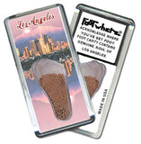 Los Angeles FootWhere® Souvenir Magnet. Made in USA-FootWhere® Souvenirs