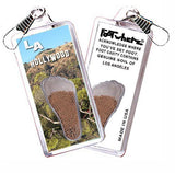 Los Angeles FootWhere® Souvenir Zipper-Pull. Made in USA-FootWhere® Souvenirs