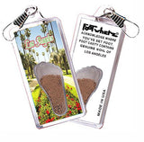 Los Angeles FootWhere® Souvenir Zipper-Pull. Made in USA-FootWhere® Souvenirs