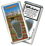 London, U.K. FootWhere® Souvenir Magnet. Made in USA-FootWhere® Souvenirs
