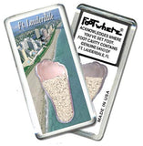 Fort Lauderdale FootWhere® Souvenir Fridge Magnet. Made in USA-FootWhere® Souvenirs