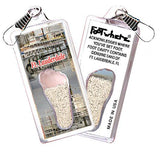 Fort Lauderdale FootWhere® Souvenir Zipper-Pulls 6 Piece Set. Made in USA-FootWhere® Souvenirs