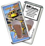 Little Rock FootWhere® Souvenir Magnet. Made in USA-FootWhere® Souvenirs