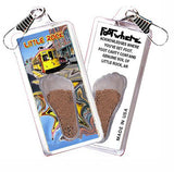 Little Rock FootWhere® Souvenir Fridge Zipper-Pulls. 6 Piece Set. Made in USA-FootWhere® Souvenirs