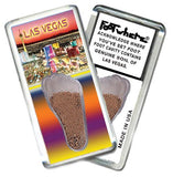 Las Vegas FootWhere® Souvenir Fridge Magnet. Made in USA-FootWhere® Souvenirs