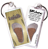 Louisville FootWhere® Souvenir Keychain. Made in USA-FootWhere® Souvenirs